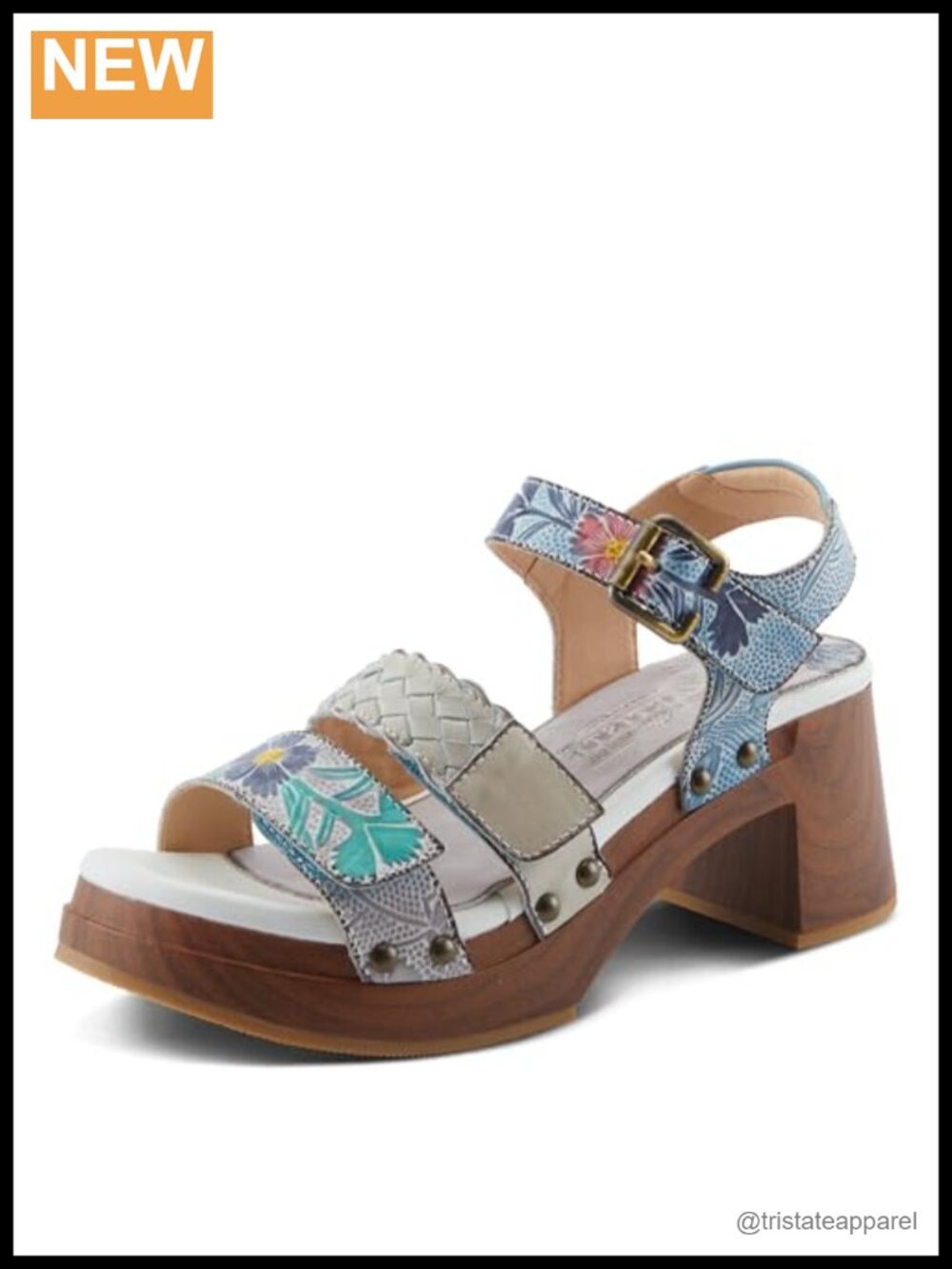 Spring Step L'Artiste Retropel Leather Platform Sandal